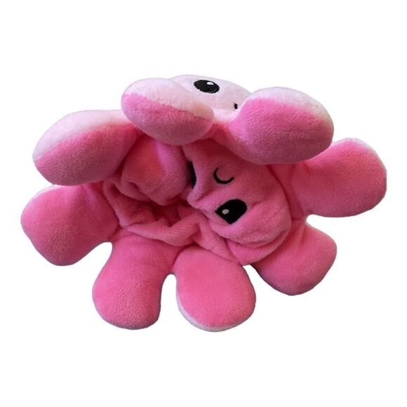 TeeTurtle Reversible Octopus Pink Plushie - Picture 3 of 3